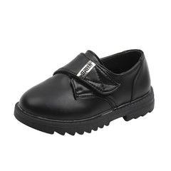 Black Leather Flats for Kids - School & Casual Wear