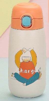 Cute Cartoon Thermos Water Bottle for Home and School