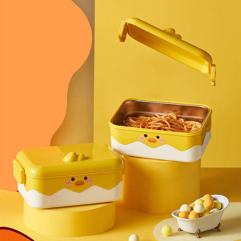 Cute Cartoon Stainless Steel Lunch Box for Work/School