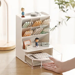 Durable 1-Piece Storage Box for School Desk Organization