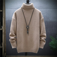 Thickened Velvet Base Sweater for Middle School Students
