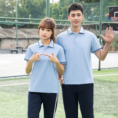 Summer Kids School Uniform Short Sleeve Sports Set