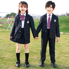 English Style School Uniform Set for Kids (4 Pieces)