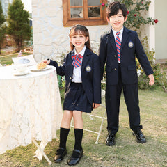 English Style School Uniform Set for Kids (4 Pieces)