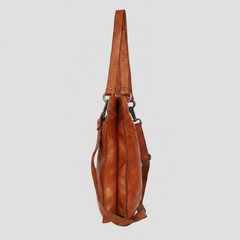 MET Premium Leather Shoulder Bag. Elegant Dual-Compartment Tote