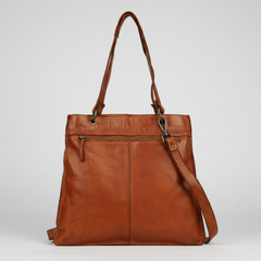 MET Premium Leather Shoulder Bag. Elegant Dual-Compartment Tote