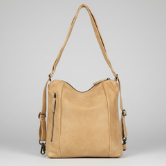 MET Premium Leather Shoulder Bag. Convertible Bag Transformer