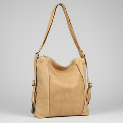 MET Premium Leather Shoulder Bag. Convertible Bag Transformer