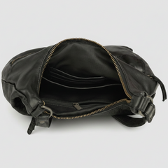 MET Premium Leather Shoulder Bag. Everyday Urban Hobo