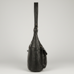 MET Premium Leather Shoulder Bag. Everyday Urban Hobo
