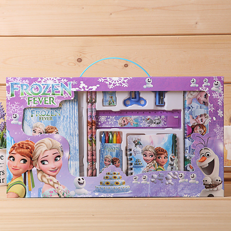 Cartoon Children's Stationery Set for School (Gift Box)