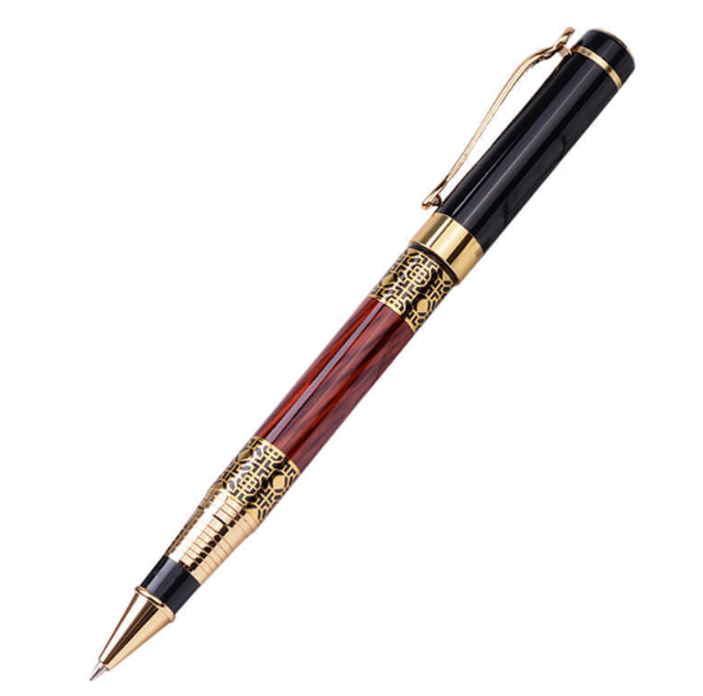Luxury Mahogany Fountain Pen for Office and School Use