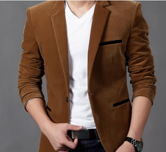 Slim Men's Blazers - Trendy and Comfortable Fashion