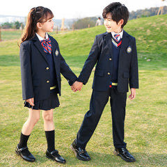 English Style School Uniform Set for Kids (4 Pieces)