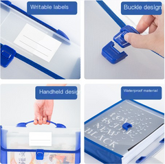 A4 Large Capacity Document Tote Bag for Office & School