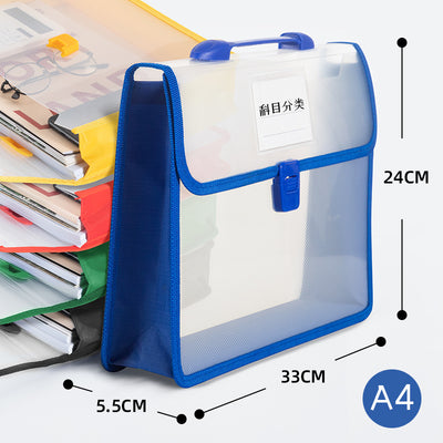 A4 Large Capacity Document Tote Bag for Office & School