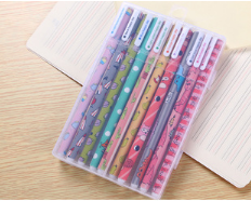 Creative 10-Color Gel Pen Set for School Supplies