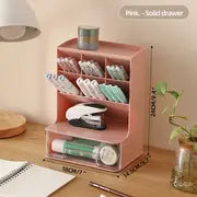 Durable 1-Piece Storage Box for School Desk Organization