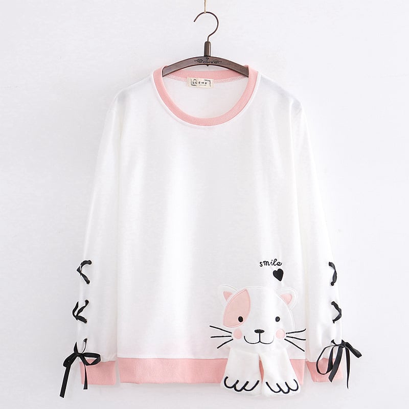 Cute College Style Sweater for Middle School Students
