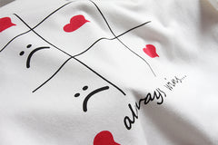 Fresh Style Cotton Graphic Tee for High School Girls