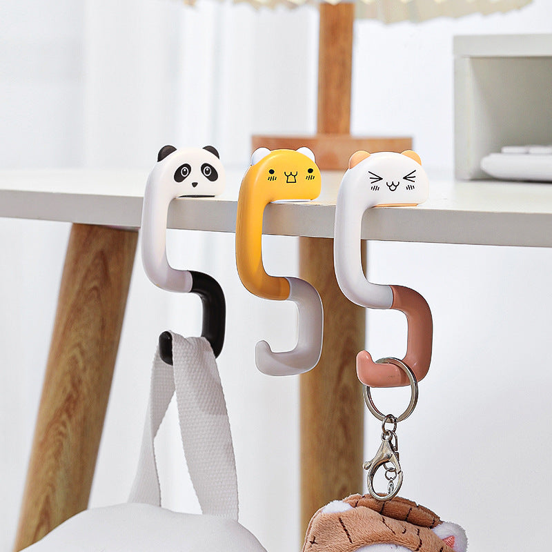 Cartoon Animal Desktop Bag Hook for Office and School