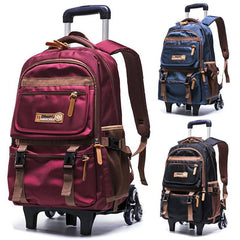 Fashionable Simple Children's Trolley School Bag