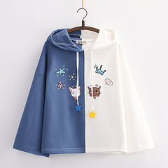 Plus Velvet Thick Sweater for Junior High School Girls