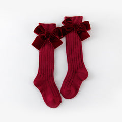 Girls' Cotton Socks for Primary School Growth Tube