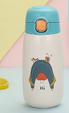 Cute Cartoon Thermos Water Bottle for Home and School