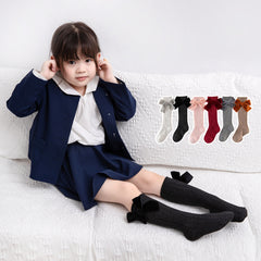 Girls' Cotton Socks for Primary School Growth Tube