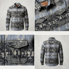 Grey and Blue Grand Canyon Jacket (unisex)
