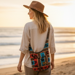 OLDTRIBES™ Buffalo / thunder eagle Crossbody bag