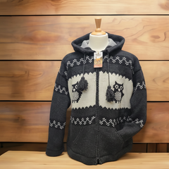 OLDTRIBES™ Nocturne Owl Wool Jacket