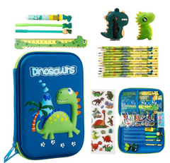 Dino and Unicorn School Supplies Kit - 26 Pieces (One Set)