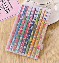 Creative 10-Color Gel Pen Set for School Supplies
