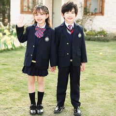 English Style School Uniform Set for Kids (4 Pieces)