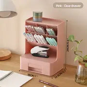 Durable 1-Piece Storage Box for School Desk Organization