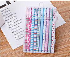 Creative 10-Color Gel Pen Set for School Supplies