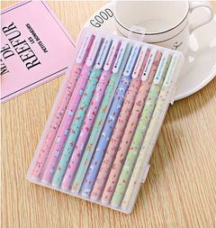 Creative 10-Color Gel Pen Set for School Supplies