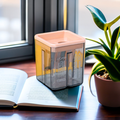 Mini Double-Hole Pencil Sharpener for School Use