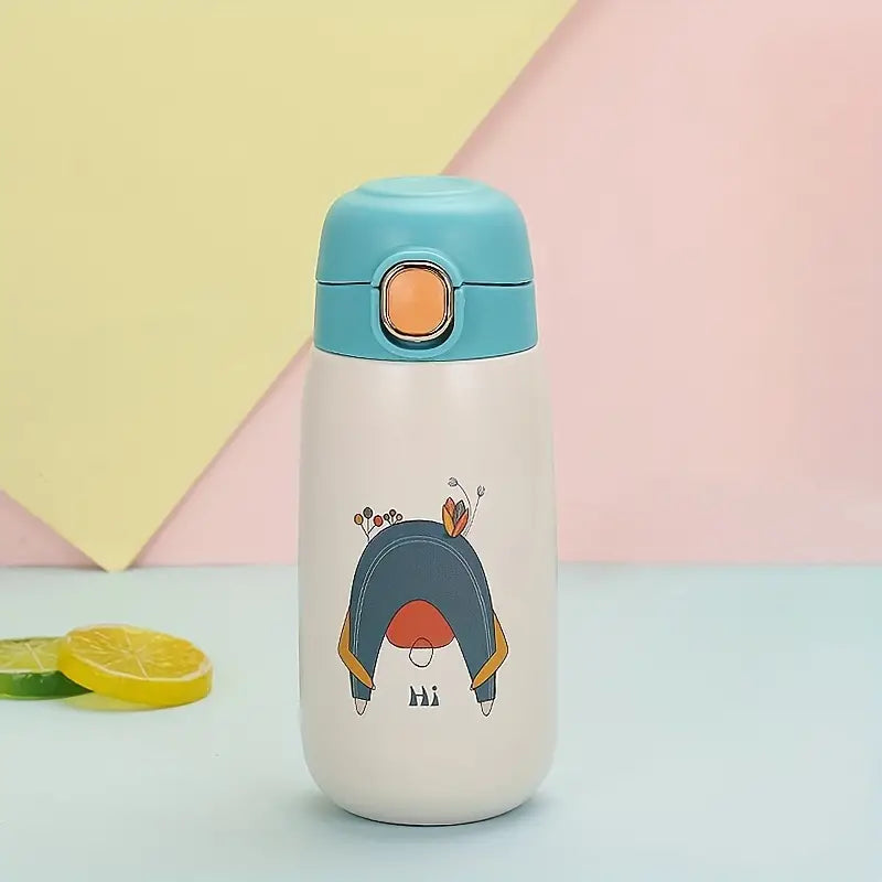Cute Cartoon Thermos Water Bottle for Home and School