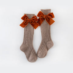Girls' Cotton Socks for Primary School Growth Tube