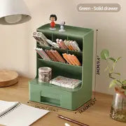 Durable 1-Piece Storage Box for School Desk Organization