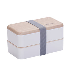 Nordic Style Double-Layer Lunch Box for Work and School