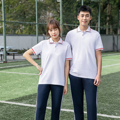 Summer Kids School Uniform Short Sleeve Sports Set